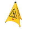 Caution Cuidado Attention Pop Up Safety Cone Signs