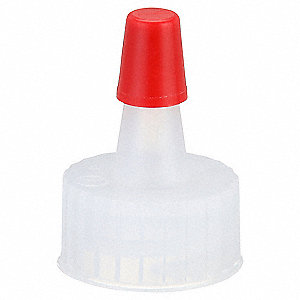 REPLACEMENT CAP,LDPE,WHT CLEAR,PK12