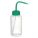 WASH BOTTLE,POLYPROPYLENE,GREEN,PK