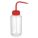 WASH BOTTLE,POLYPROPYLENE,RED,PK 5