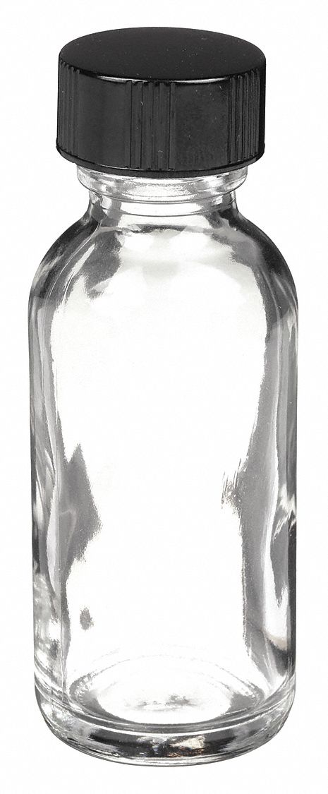 Bottle: Soda Lime Glass, 30 mL Capacity - mL, 1 fl oz Capacity - oz, 31 mm Body Dia, Non-Sterile