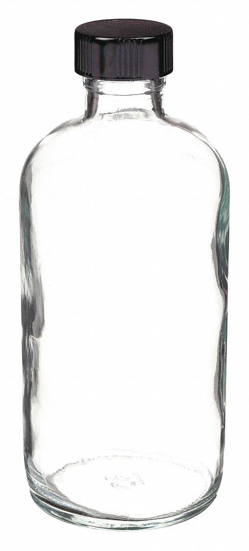 Bottle, 112 mm H, Clear, 48 mm Dia, PK24