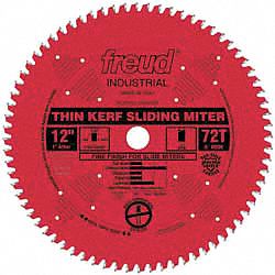 FREUD CIRCULAR SAW BLADE, TICO CARBIDE, 10 IN, 60 TEETH, ⅝ IN ARBOUR  ARBOUR, 7000 RPM, FOR RADIAL ARM SAWS Circular Saw Blades FRDLU91R010  LU91R010 Grainger, Canada