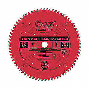 CIRCULAR SAW BLADE, TICO CARBIDE, 10 IN, 60 TEETH, ⅝ IN ARBOUR ARBOUR, 7000 RPM, FOR RADIAL ARM SAWS