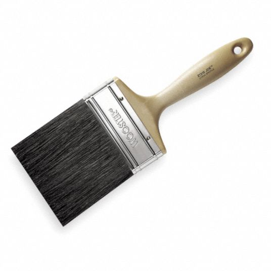 Paint Brush, Brush Size 4 in, Bristle Length 3 15/16 in Grainger