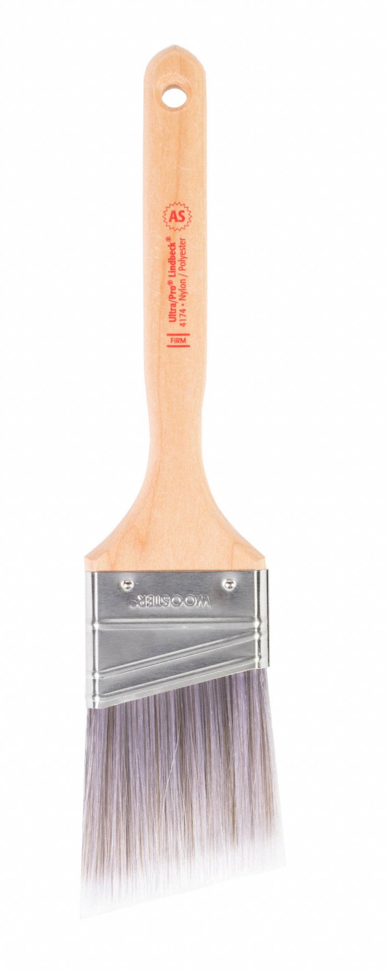 WOOSTER 21/2 in Angle Sash Polyester/Nylon Paint Brush, Firm, for All Paints and Coatings, 1 EA
