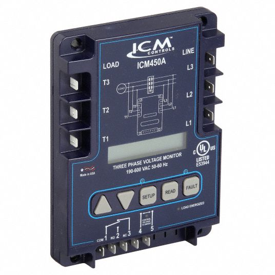 Three Phase, Monitors Line Volt, Line Voltage Monitor - 3UW93|ICM450A ...