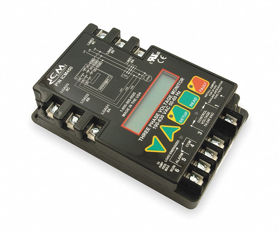 ICM Controls  ICM450 3-Phase Line Voltage Monitor 
