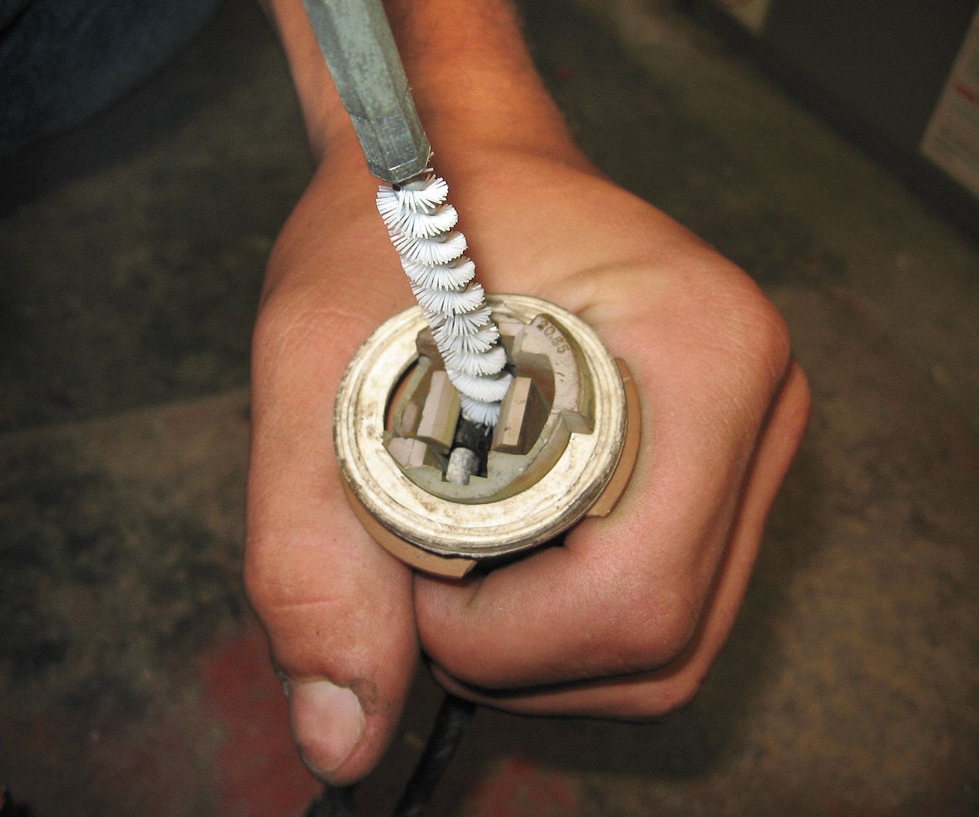 IPA Bore Brush Set Hex Handle, Brass/Nylon/Stainless Steel Bristle