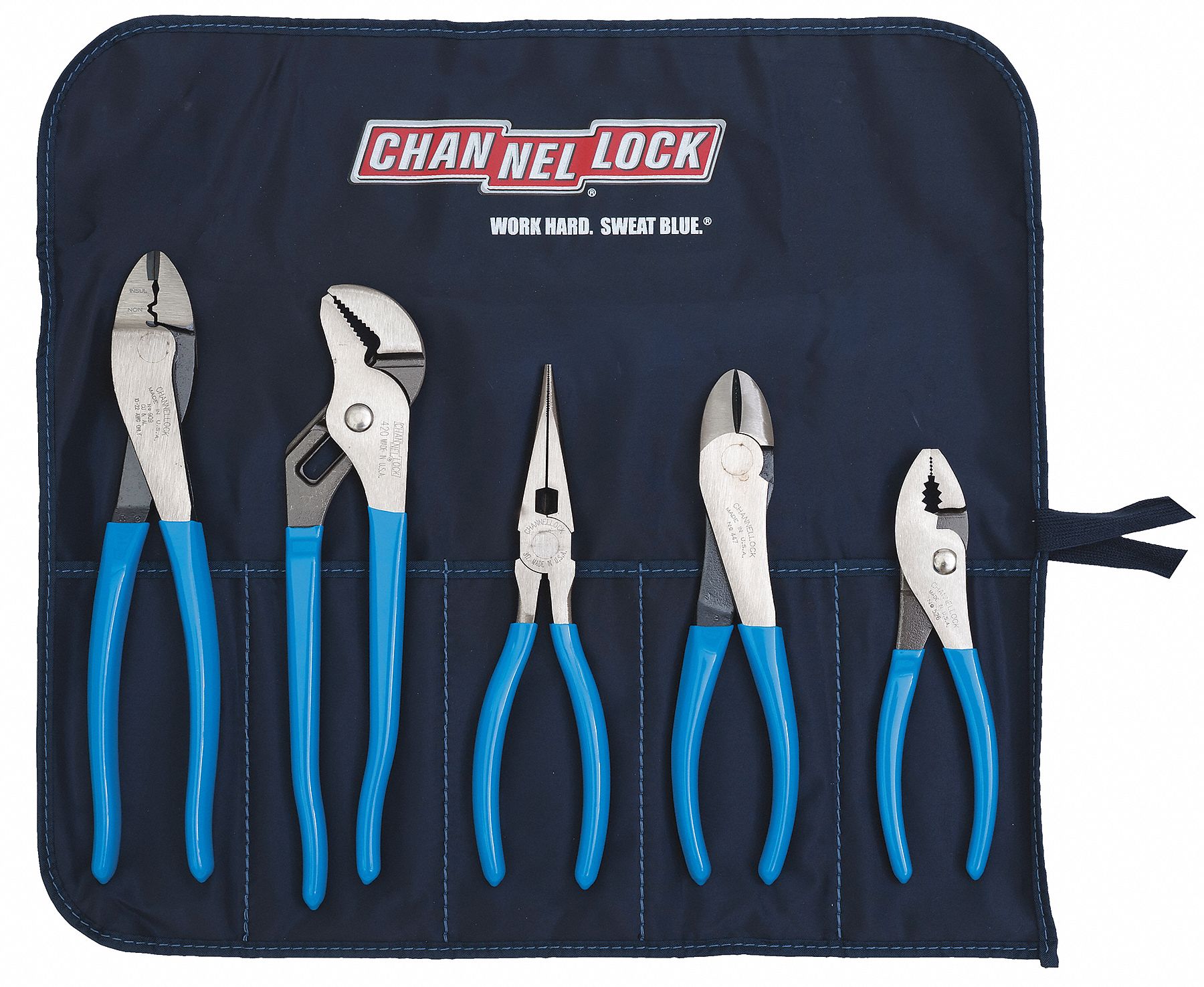 CHANNELLOCK TOOL ROLL 1 Plier Set,Dipped,5 Pcs eBay