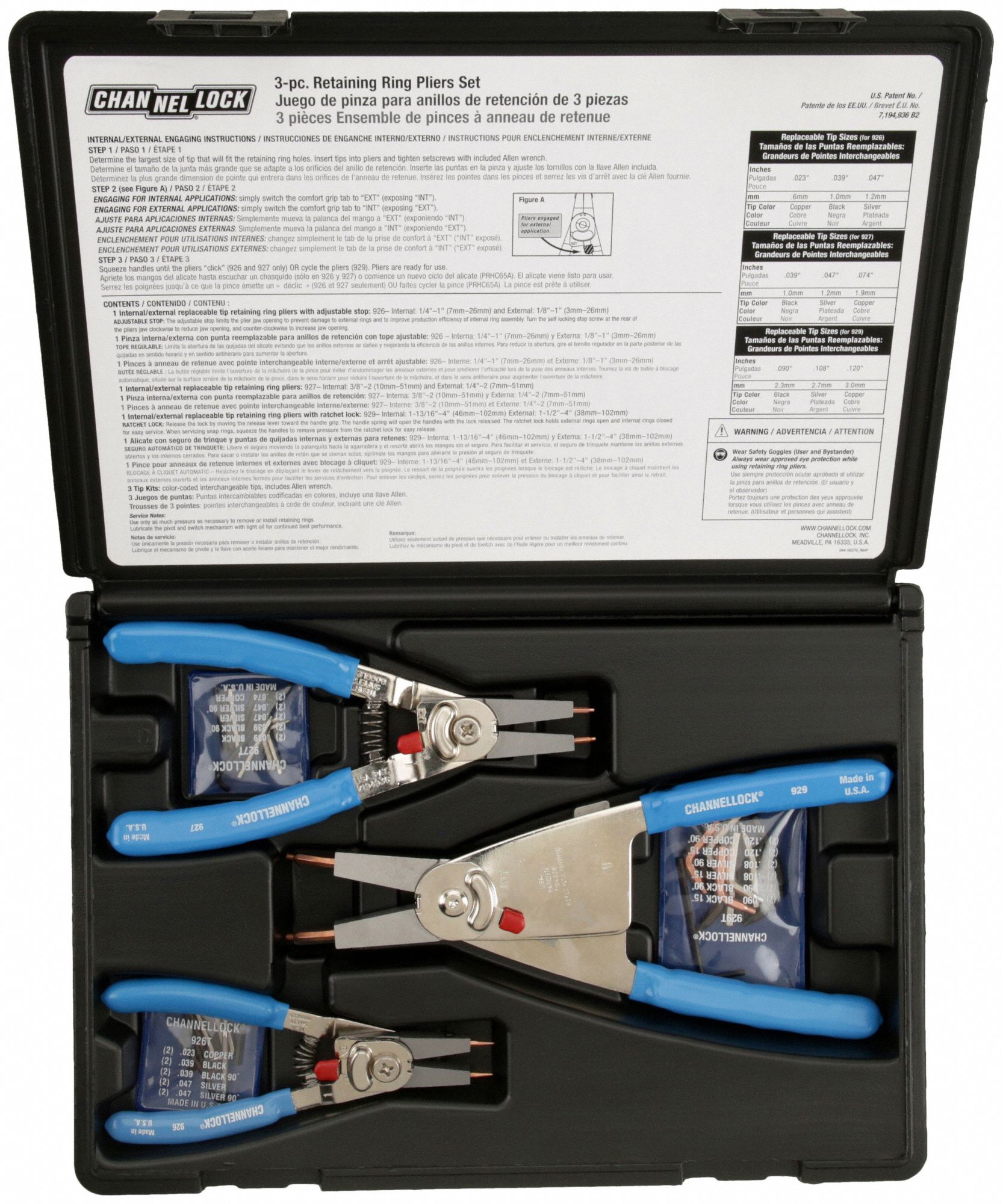 JEWELRY PLIERS Mini 3 pcs - TDI, Inc