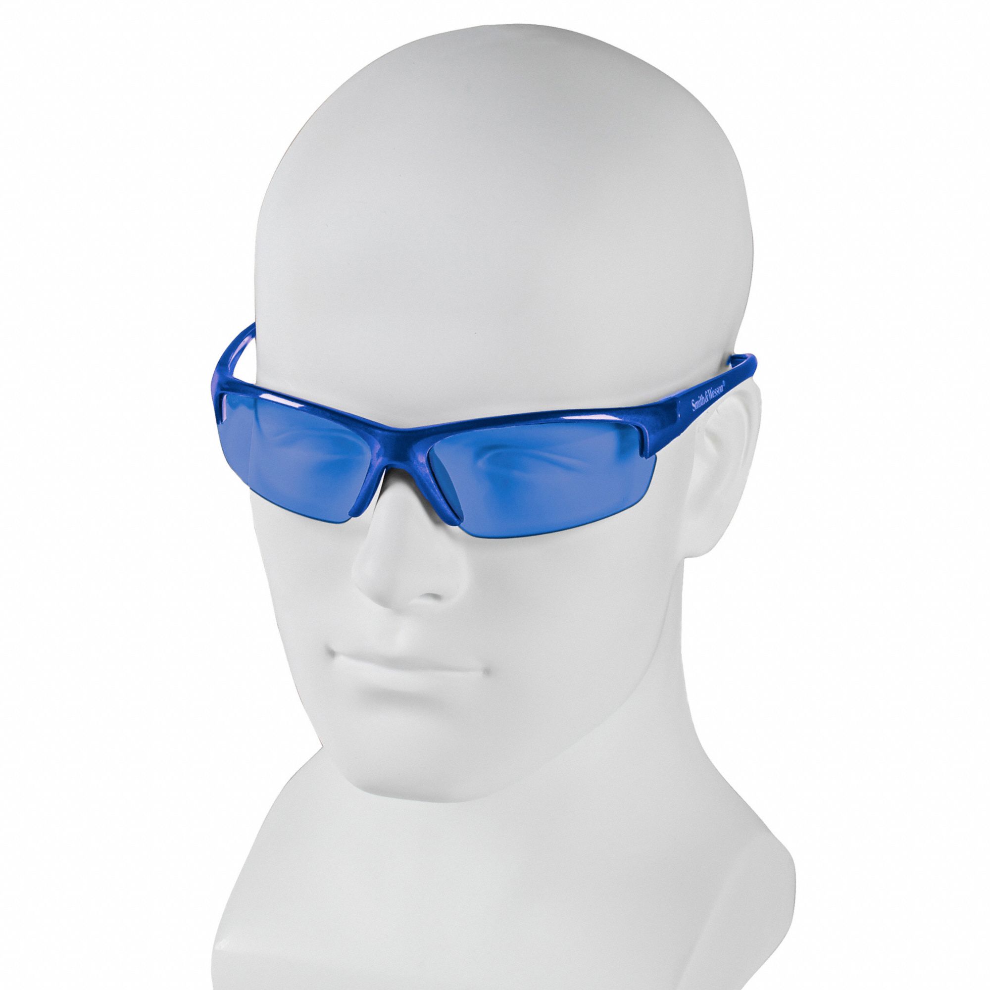 SMITH & WESSON Safety Glasses, Blue Mirror 3UXN621301 Grainger