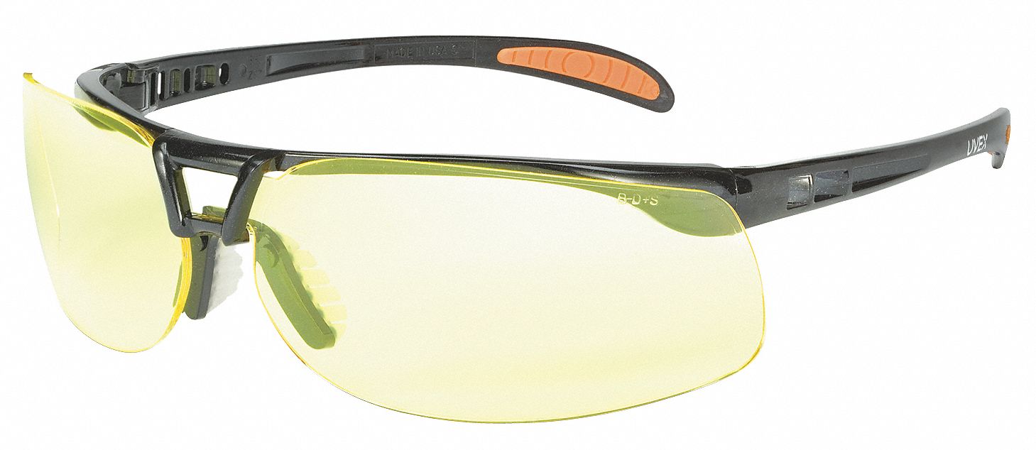 HONEYWELL UVEX Protege XC Anti-Fog Safety Glasses, Amber ...