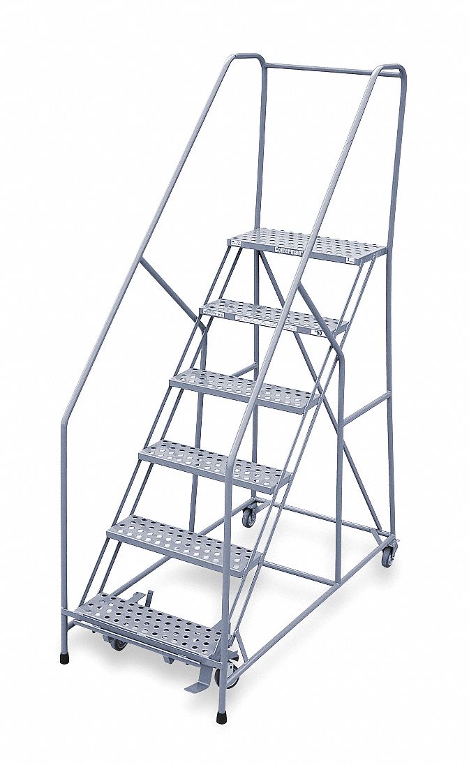 60 In Platform Ht 12 In Platform Dp Rolling Ladder 3uy25