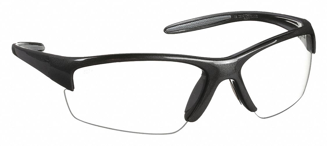 SMITH & WESSON, Wraparound Frame, HalfFrame, Safety Glasses 3UYD721296 Grainger