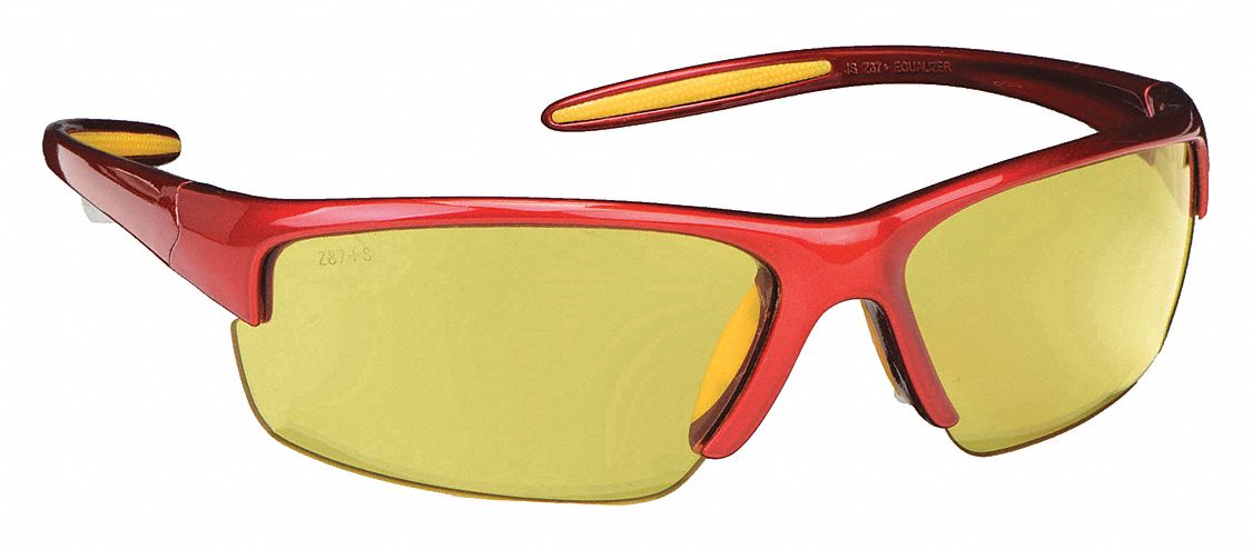 Safety Glasses, Amber