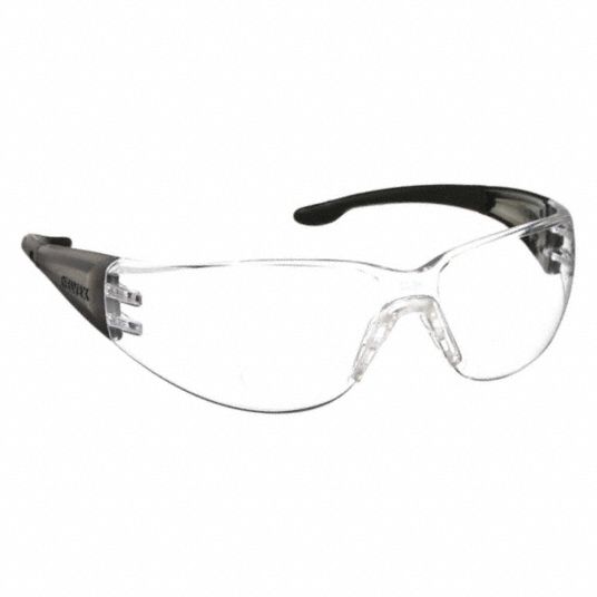 ELVEX, Wraparound Frame, Frameless, Bifocal Safety Reading Glasses