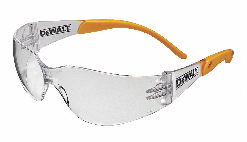 DEWALT Safety Glasses, Clear 3UYG4DPG5411D Grainger