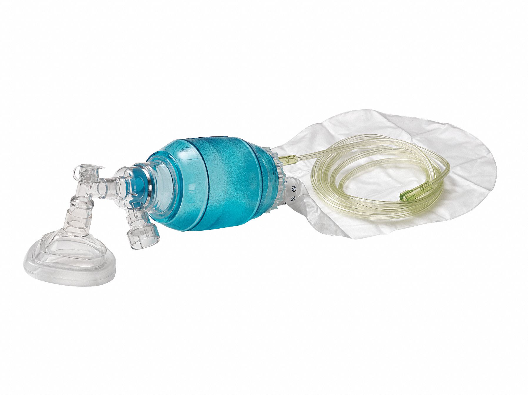 Bag Mask Resuscitator, 1 People Served, Number of Components 2, PVC ...