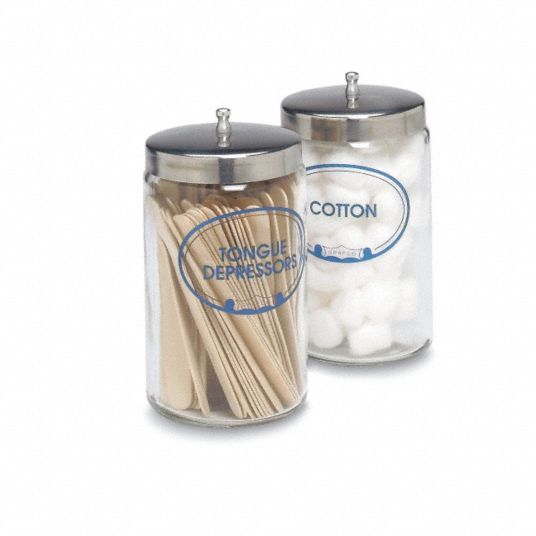 GRAINGER APPROVED Sundry Jars, 7 in Depth, 6 3/4 in Height, 4 in