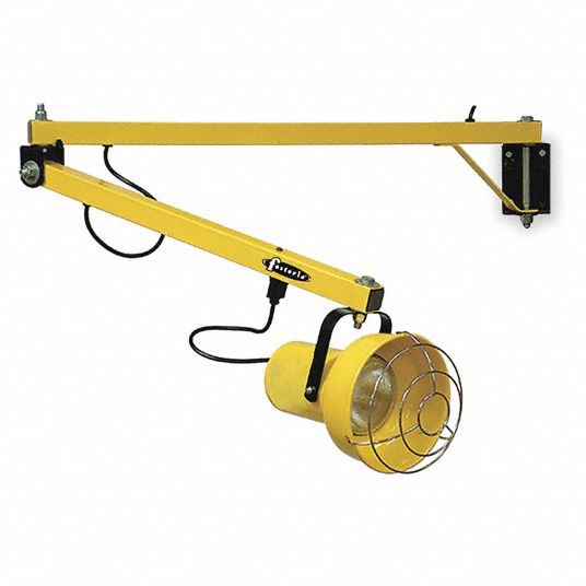 FOSTORIA Incandescent Dock Light, 60 in Arm Length, 300 Lamp Watts, 120