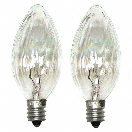 GE CURRENT Incandescent Bulb, B8, Candelabra Screw (E12), Lumens 105 lm