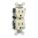 RECEPTACLE, TAMPER RESISTANT, HOSP GRD 15 AMP, IVORY