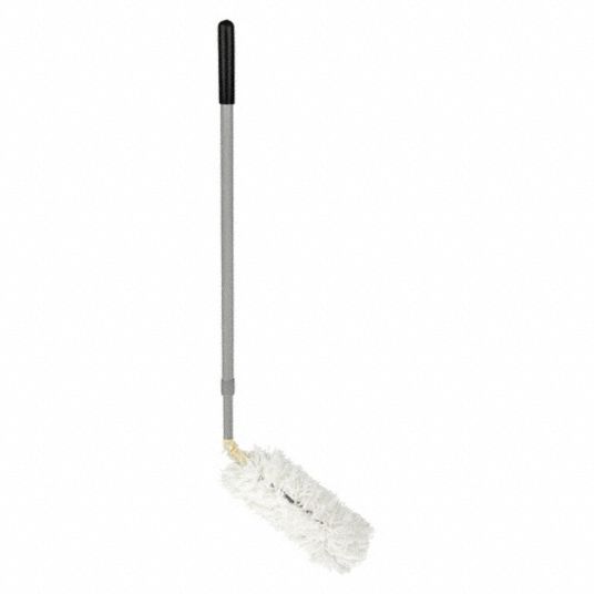 Rubbermaid FG9C04000000 42 Lambswool Duster with Black Plastic Telescopic  Handle