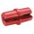 PLUG LOCKOUT, FOR 3/4 IN MAX CORD DIAMETER, FOR 3 IN MAX PLUG DIAMETER, RED