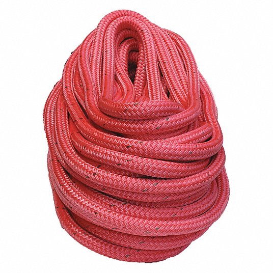 5/8" x 150' Strongest Arborist Bull Rope Tree Rigging Double Carrier Braided 