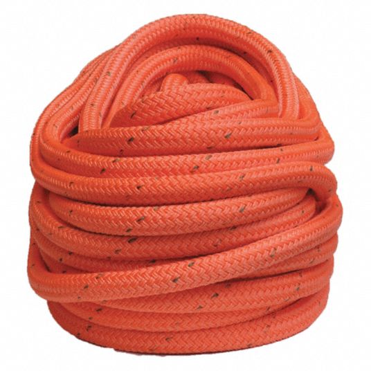 ALL GEAR, Double Braid, 3/4 in Dia, Rigging and Climbing Rope -  3VAK1