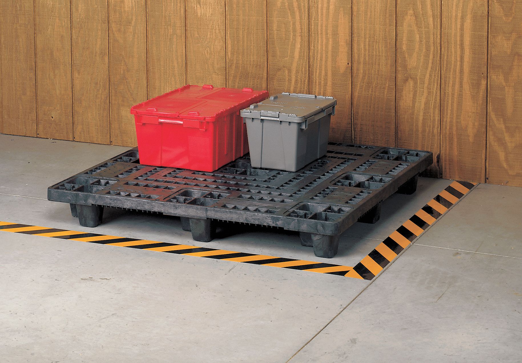 4Way Nestable Recycled High Density Polyethylene Pallet, 48 5/8 inL x