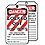 Danger Tag,6-1/4 x 3 In,Cardstock,PK250