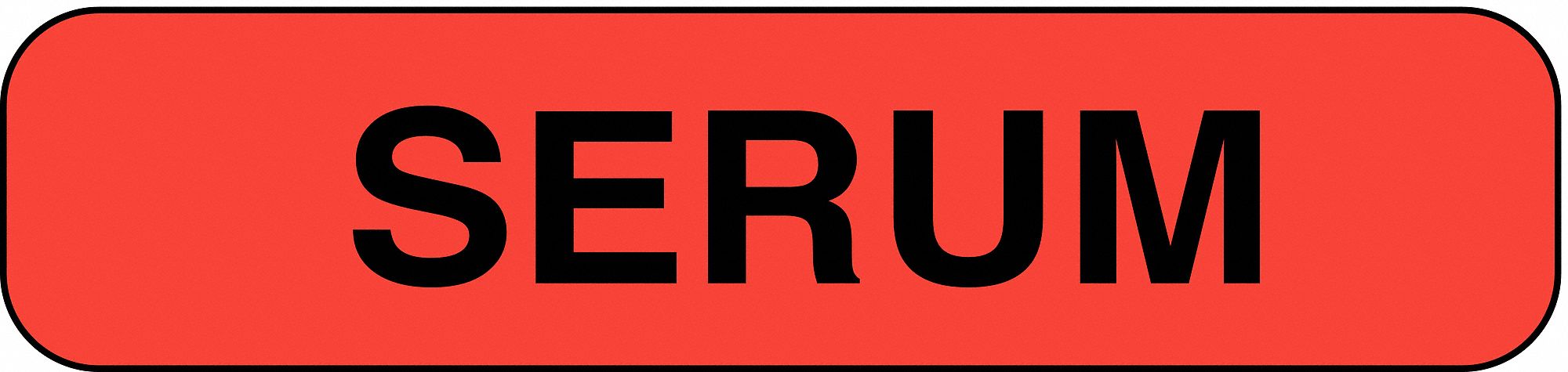 Label, 3/8 in x 1 1/2 in, Paper, PK1000