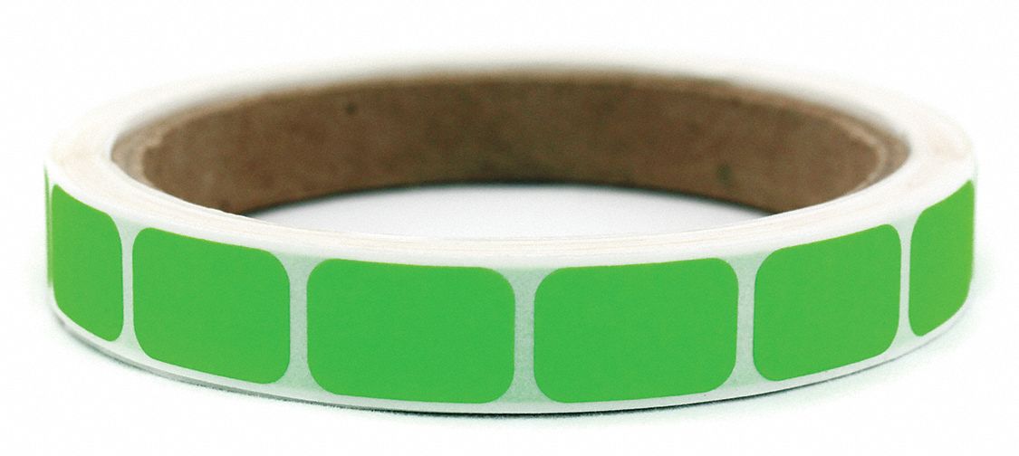 Inventory Label Green Paper PK1000