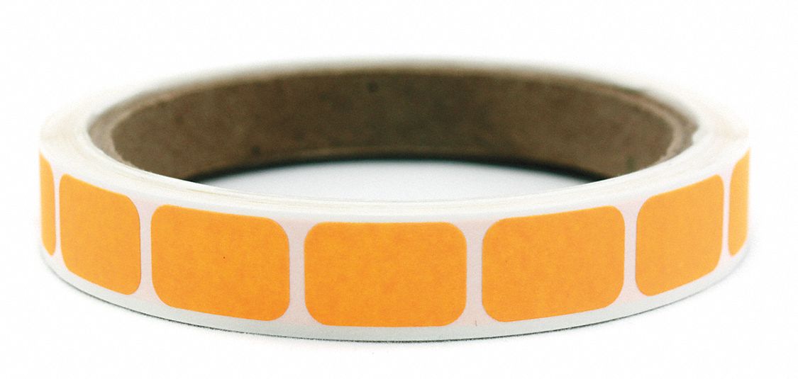 Inventory Label Orange Paper PK1000