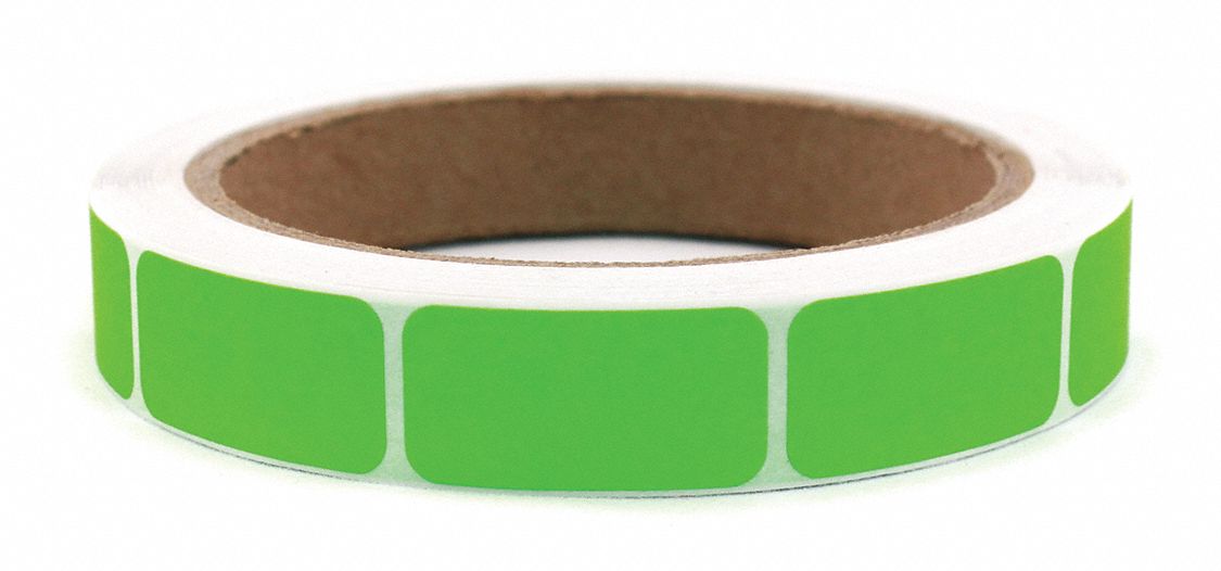 Inventory Label Green Paper PK1000