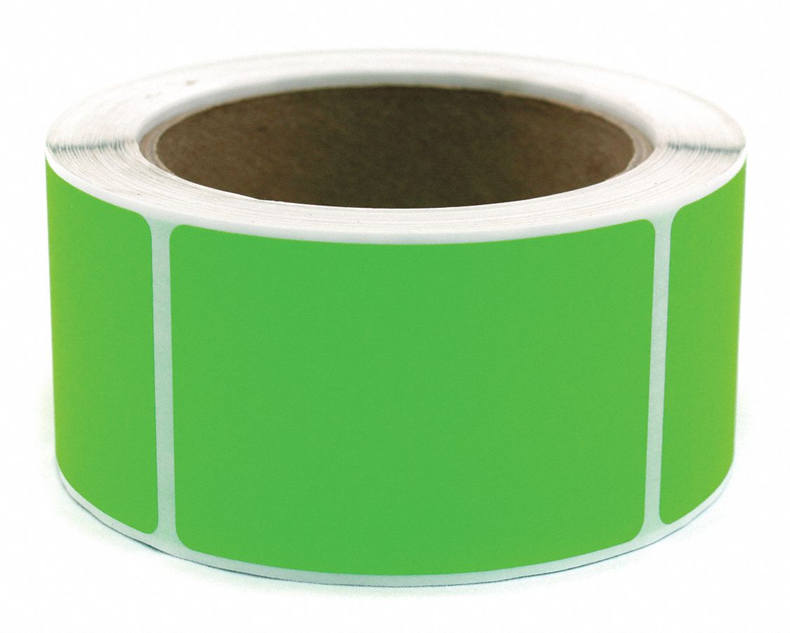 Inventory Label Green Paper PK200
