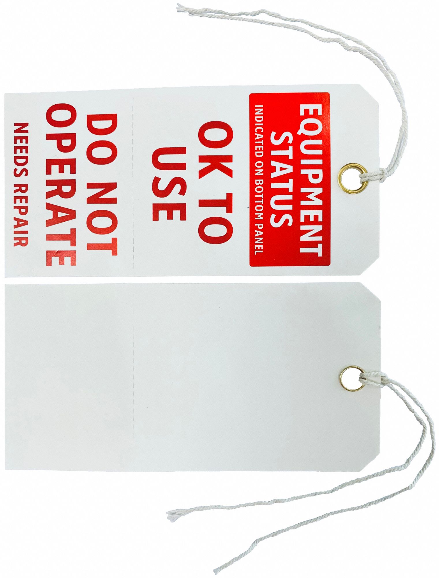 Equipment Status, 5 3/4 in Wd, Tag 3VCW63VCW6 Grainger