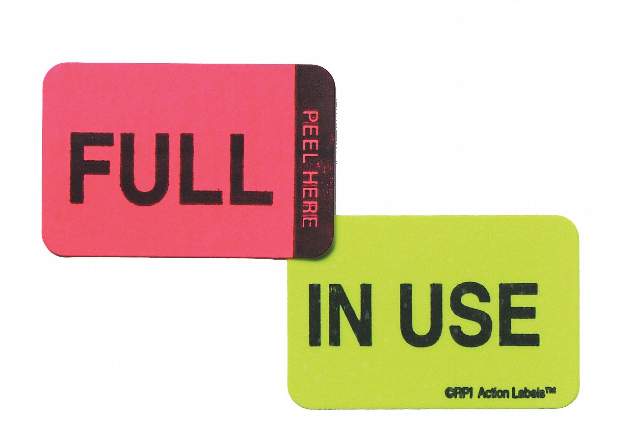 Label: 1 1/2 in Wd, 1 in Ht, Green/Pink, Rectangle, Paper, English
