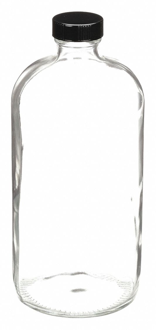 Bottle, 206 mm H, Clear, 94 mm Dia, PK12