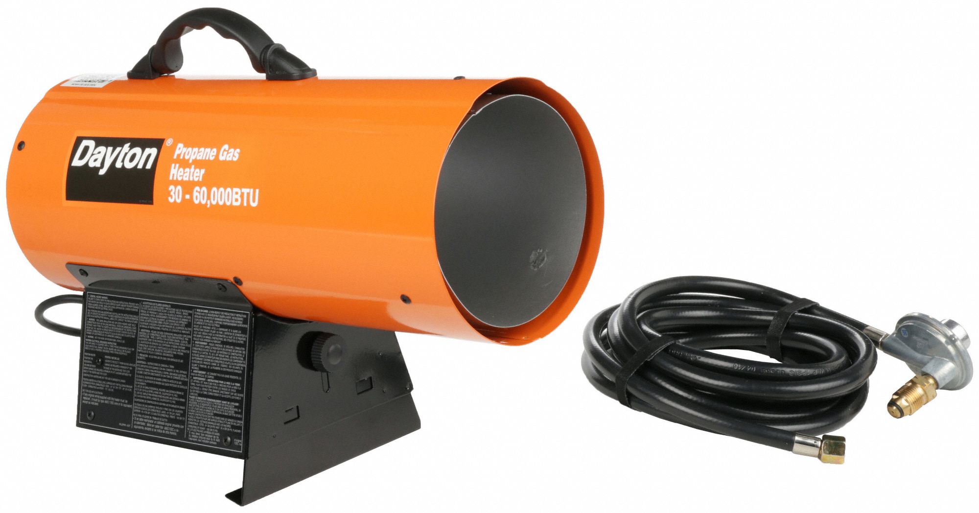 DAYTON Portable Gas Torpedo Heater 60,000 BtuH Heating Capacity Output