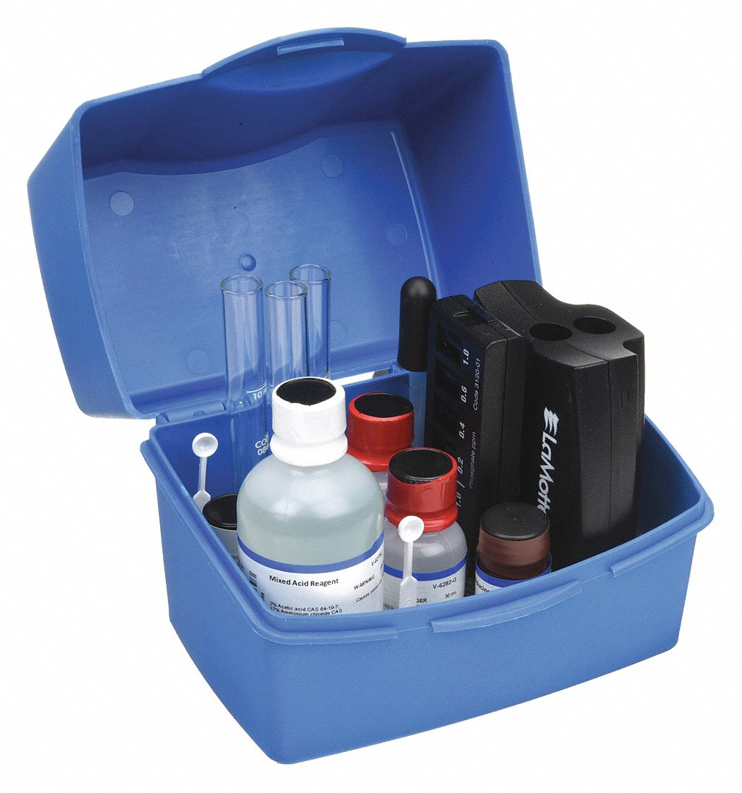 LAMOTTE, Nitrate Nitrogen/Phosphate, Combination Water Testing Kit 3VER4311901 Grainger