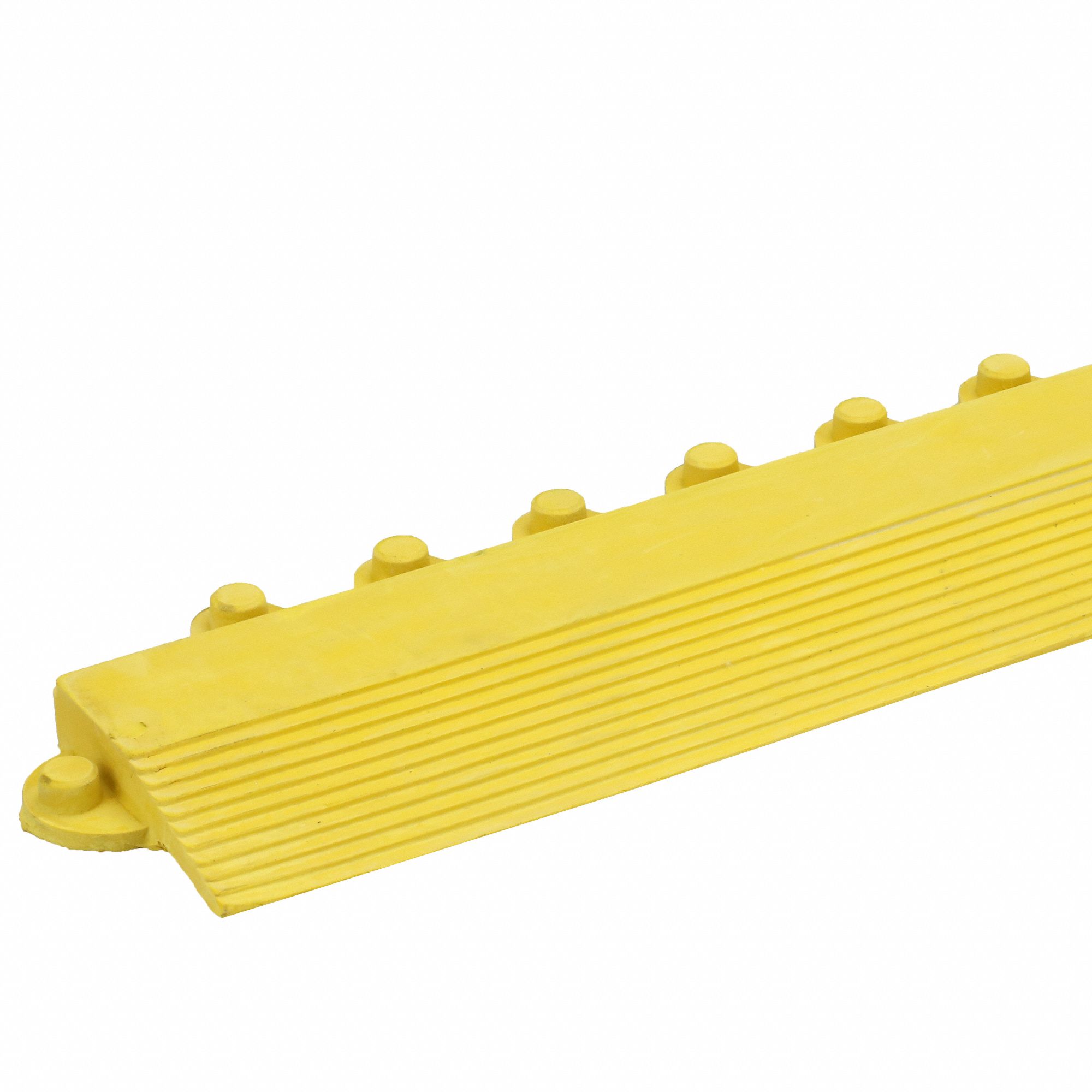 24/SEVEN RAMP EDGE, RAMP EDGE, 3 X 39 IN, RIBBED, YELLOW, NATURAL RUBBER