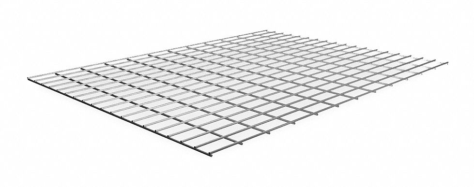 DECKING, 48 IN X 36 IN, 500 LB LOAD CAPACITY, STEEL, 5 GA DECKING, GREY, DECKING