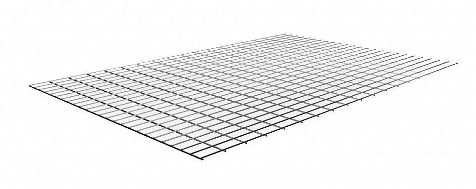 DECKING,STEEL WIRE,ZINC,72" W,48" D