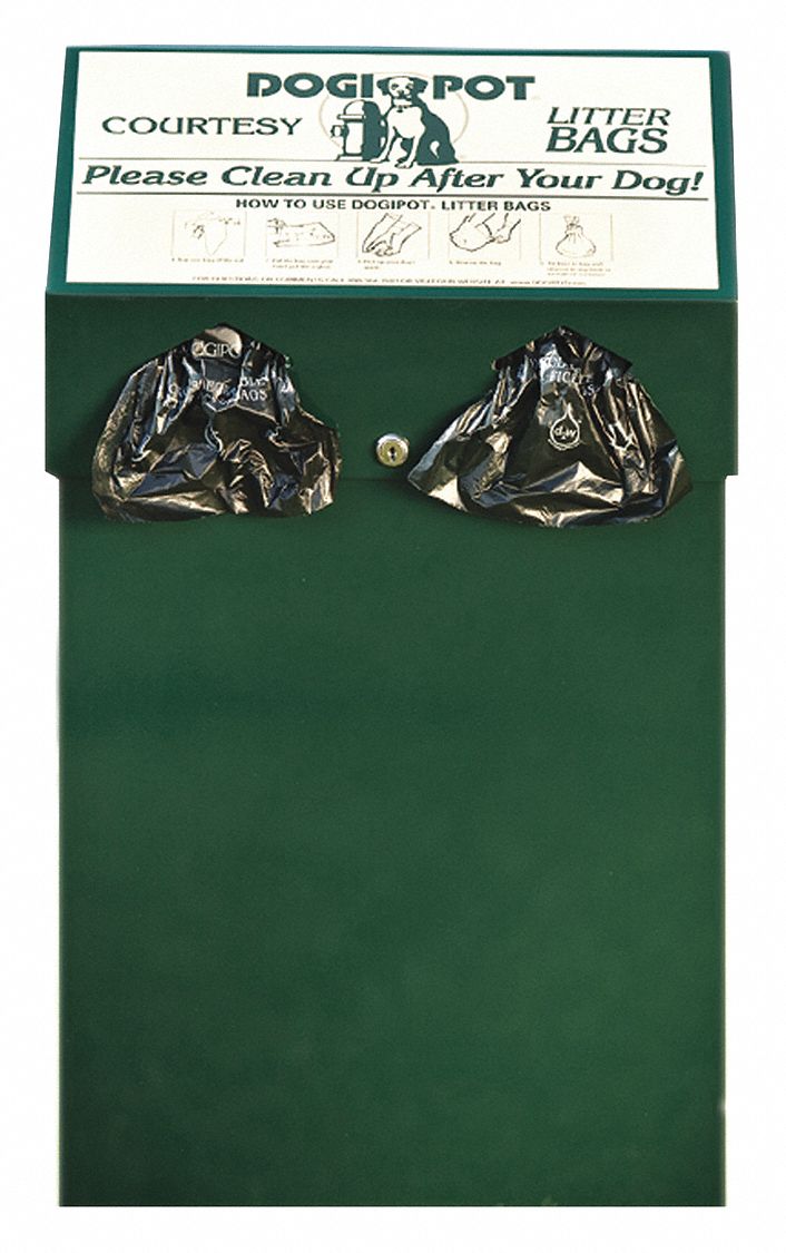 Pet Waste Container 10 gal Green