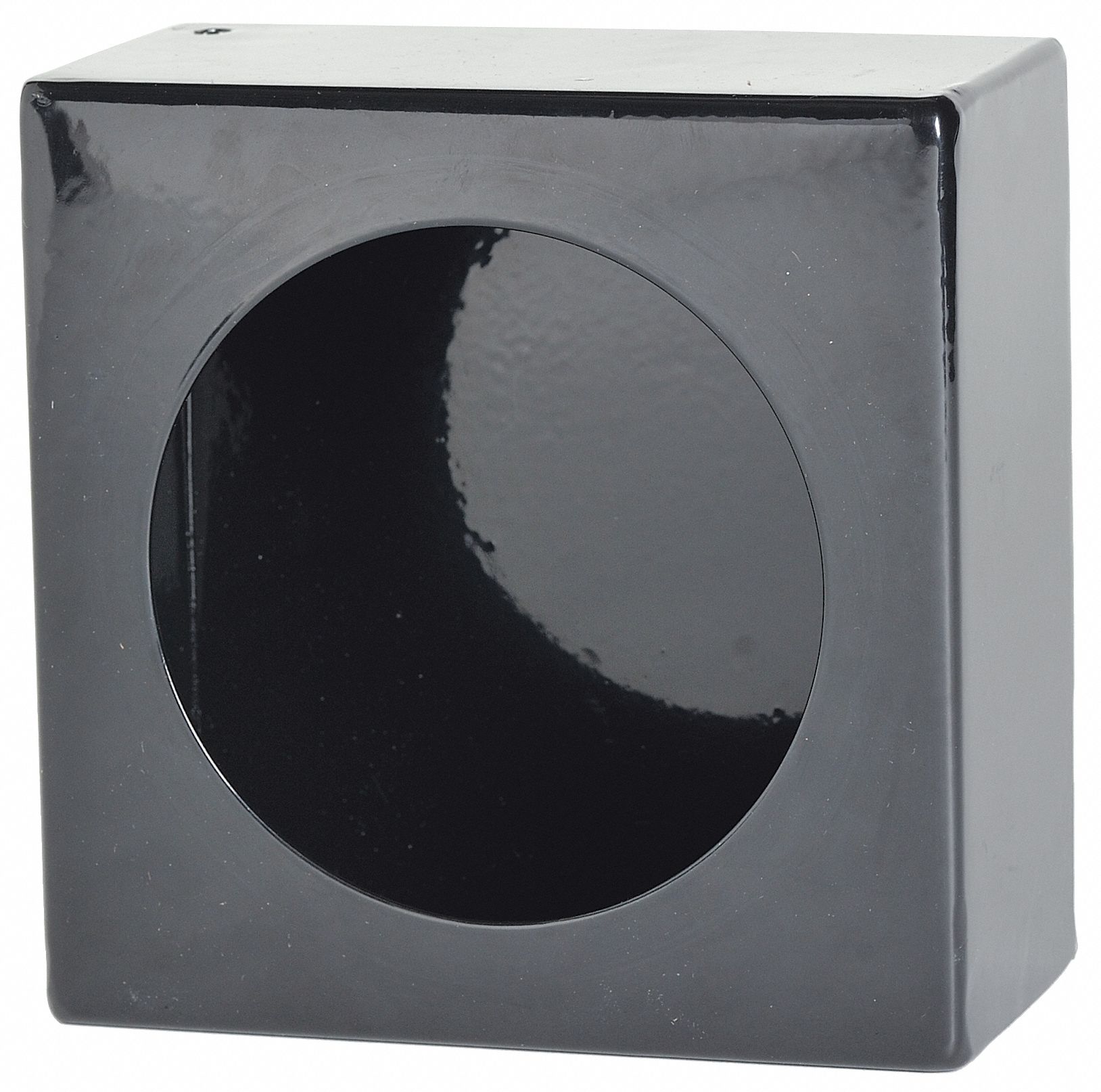 Light Box: Light Box, Black, Steel, 6 in Lg, 6 in Ht, 6 in Wd