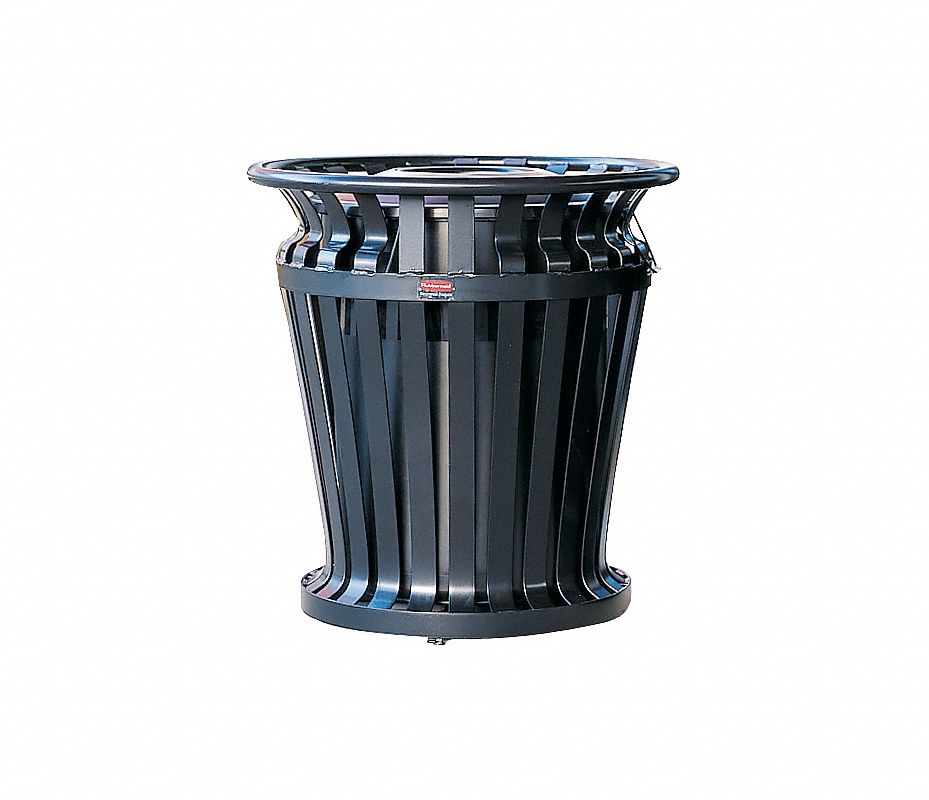 RUBBERMAID COMMERCIAL PRODUCTS Bote de Basura, Redonda, 32 gal., 32 ...