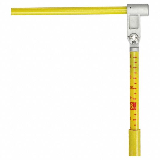 Plastic Four-Sided Meter Stick